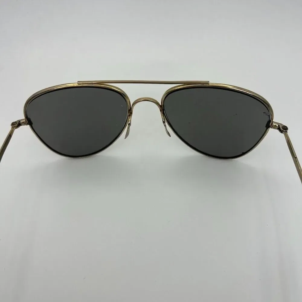 Vintage Foster‎ Grant FF77 Gold Metal Pilot Sunglasses Frames USA
